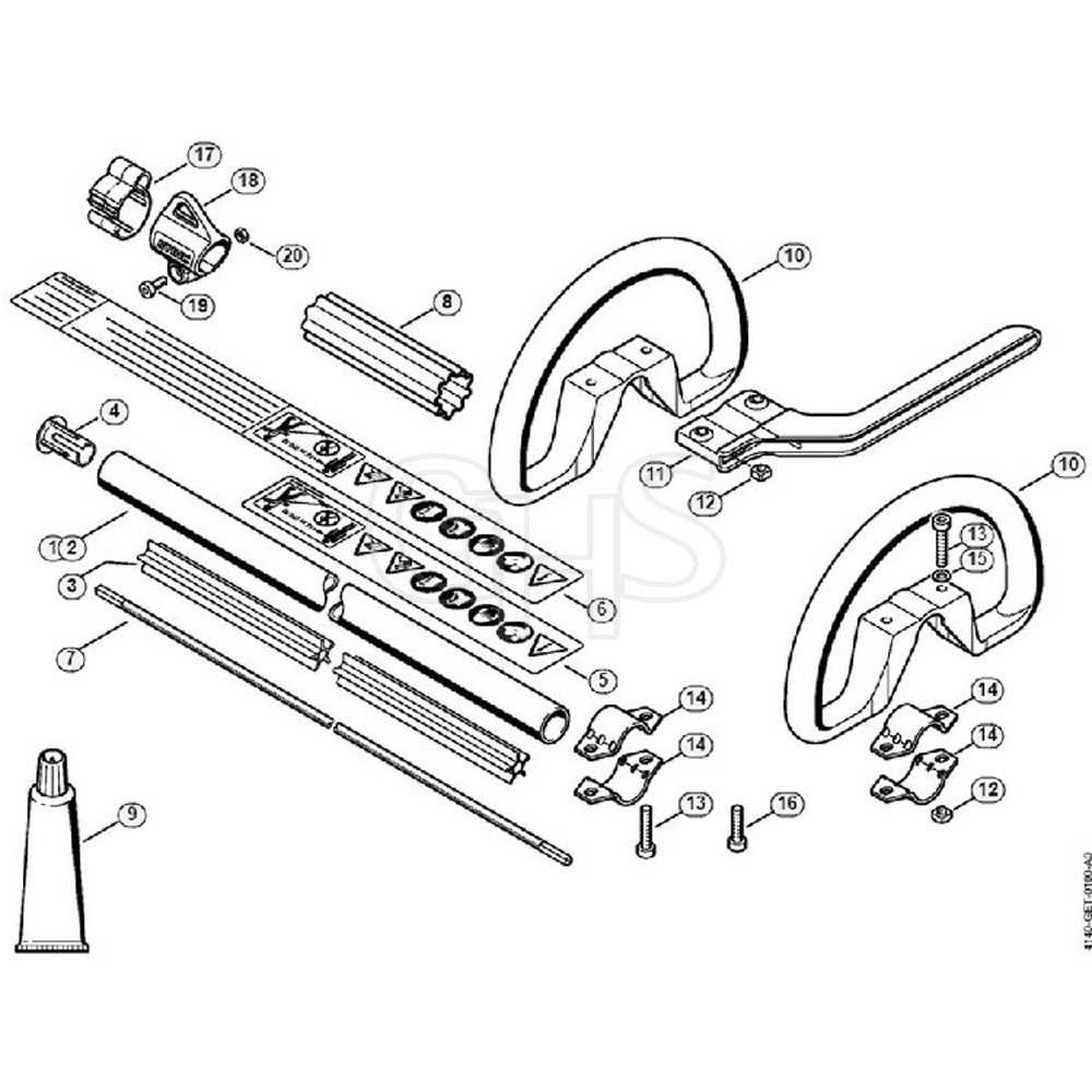 stihl fs 55 trimmer parts diagram