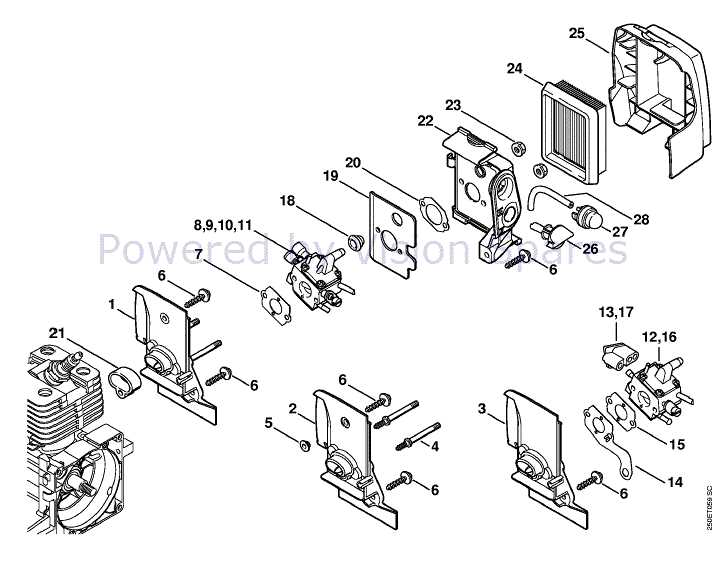 stihl fs250 parts diagram