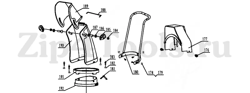 stihl fs45 trimmer head parts diagram