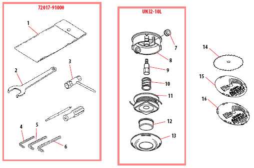 stihl fs45 trimmer head parts diagram