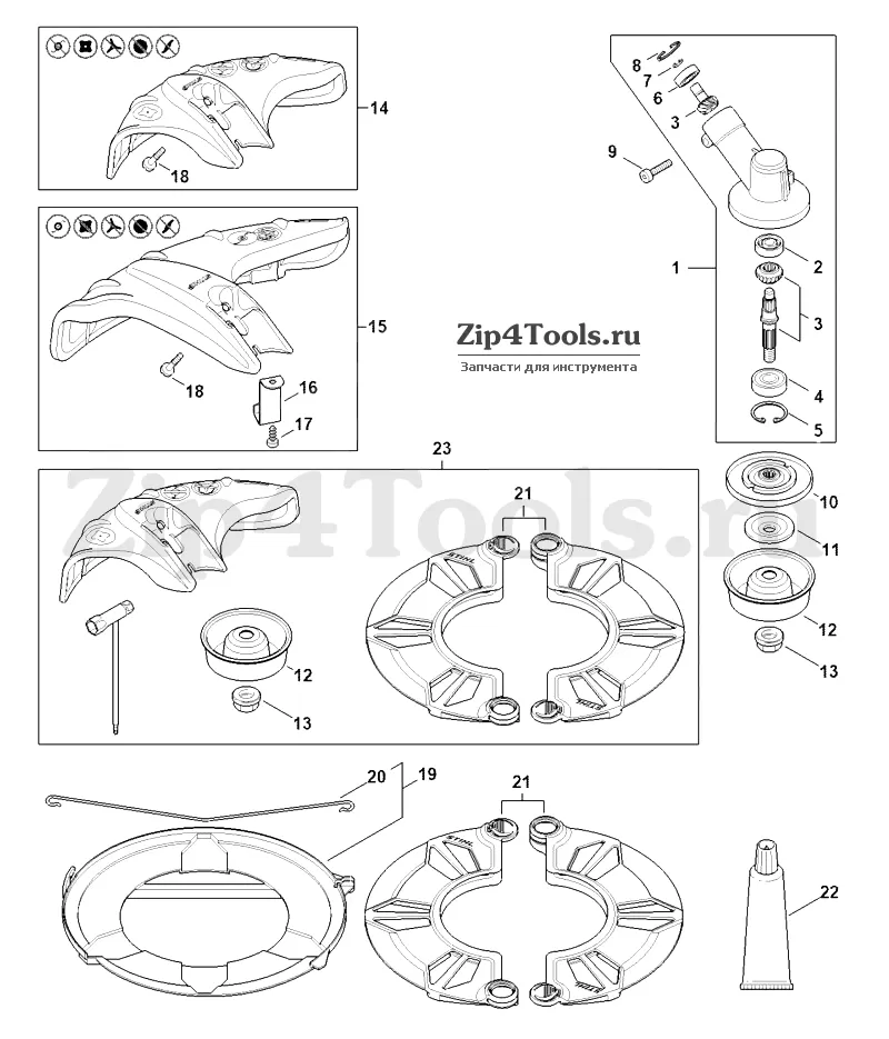 stihl fs56c parts diagram