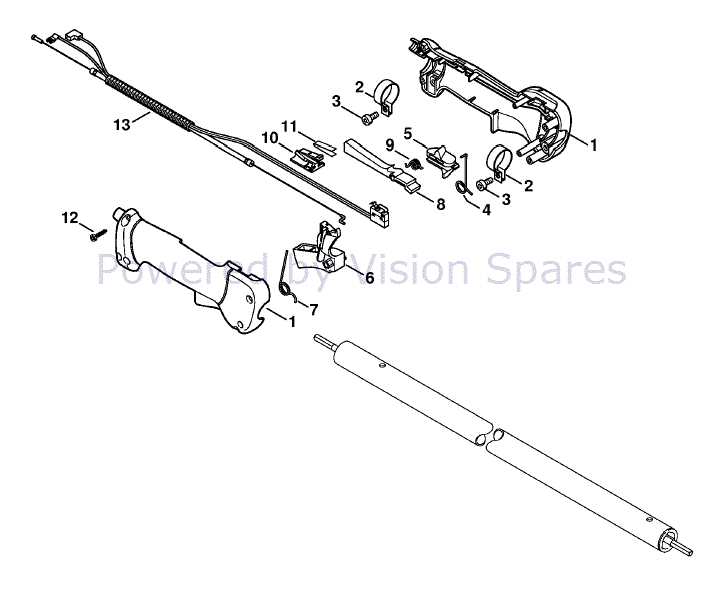 stihl ht 133 pole saw parts diagram