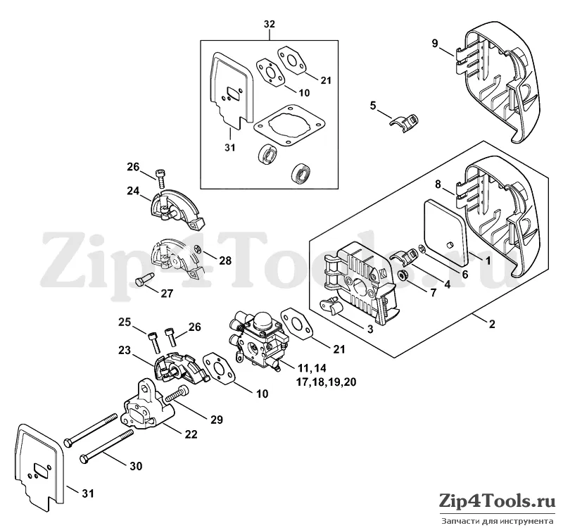 stihl km 55 rc parts diagram