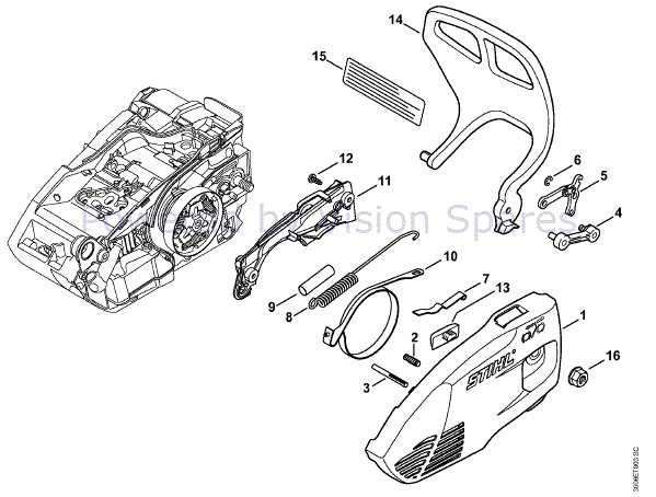 stihl ms 150 tc parts diagram