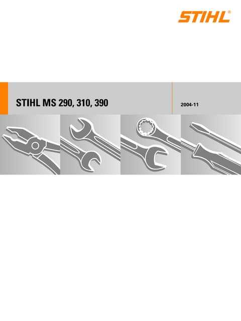 stihl ms 310 chainsaw parts diagram