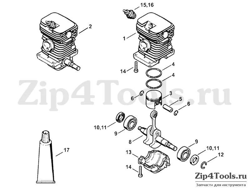 stihl ms170 parts diagram