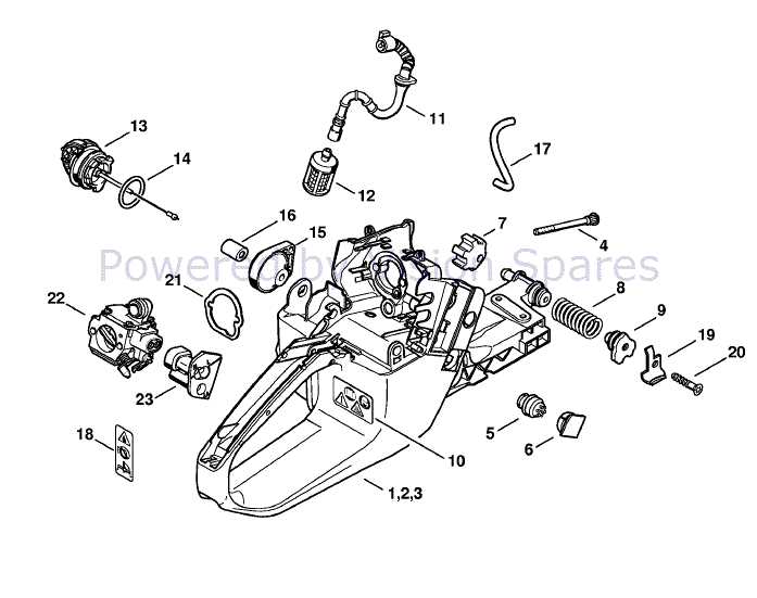 stihl ms341 parts diagram