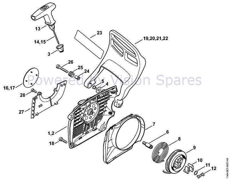 stihl ms361 parts diagram pdf