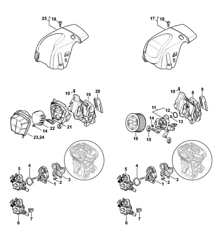 stihl ms391 parts diagram