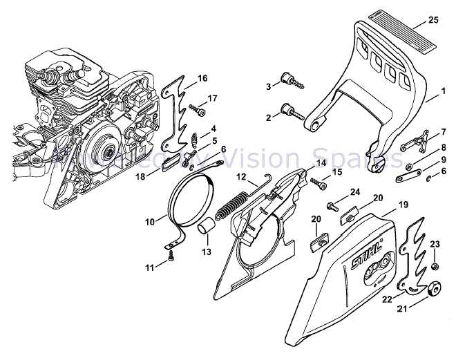 stihl ms391 parts diagram