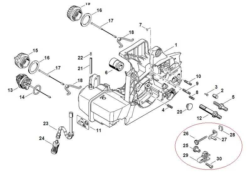 stihl ms391 parts diagram