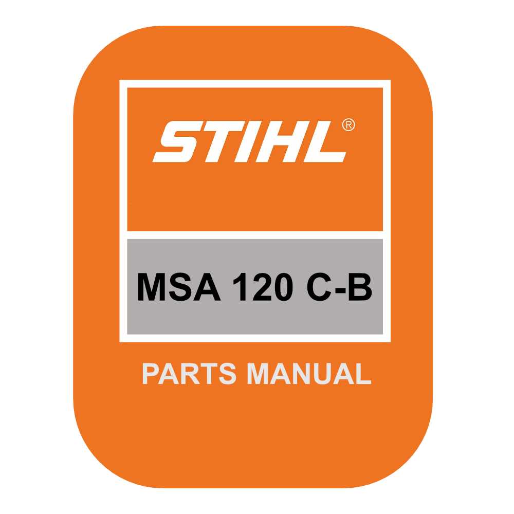 stihl msa 120 c parts diagram