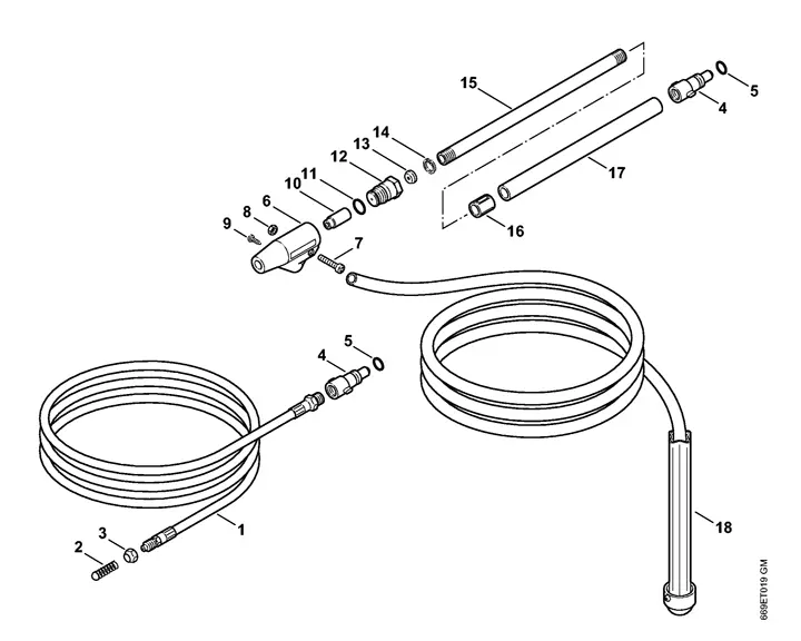 stihl re 90 parts diagram