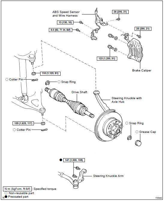 toyota solid axle parts diagram