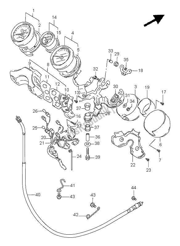 suzuki bandit 1200 parts diagram