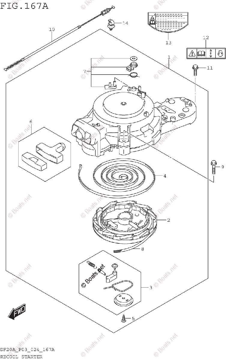 suzuki df20a parts diagram