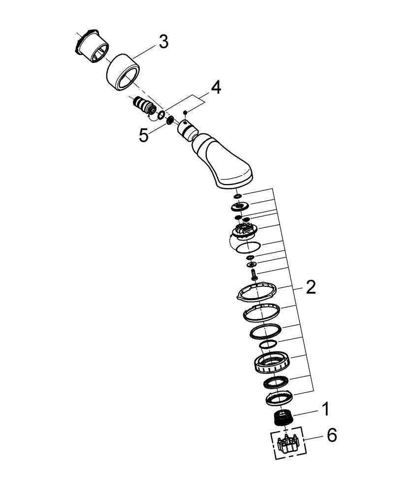 glacier bay shower parts diagram