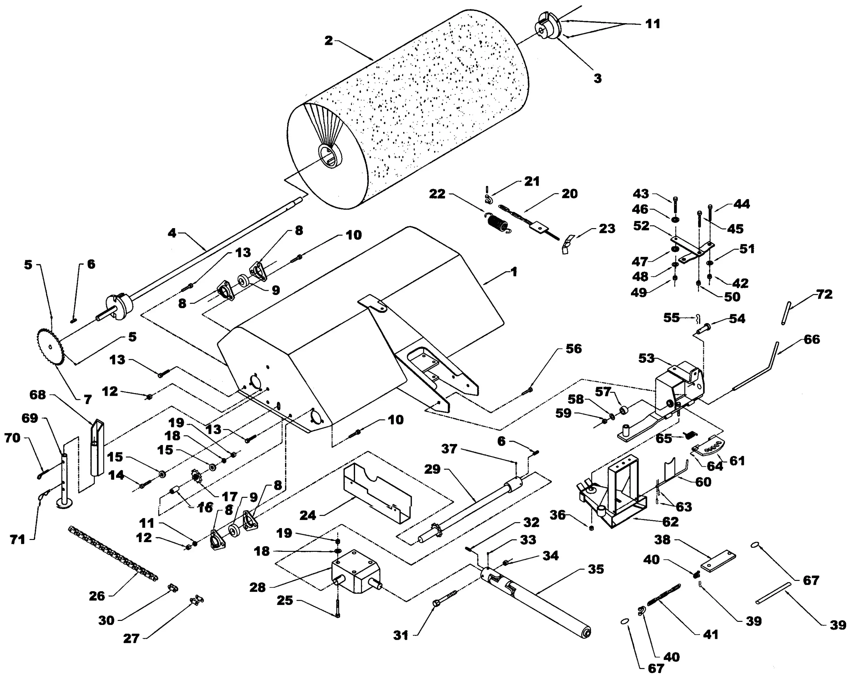 sweepster parts diagram