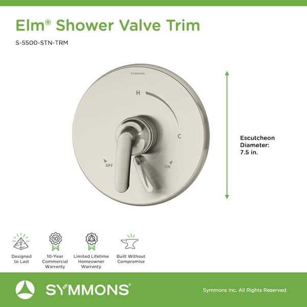 symmons shower valve parts diagram