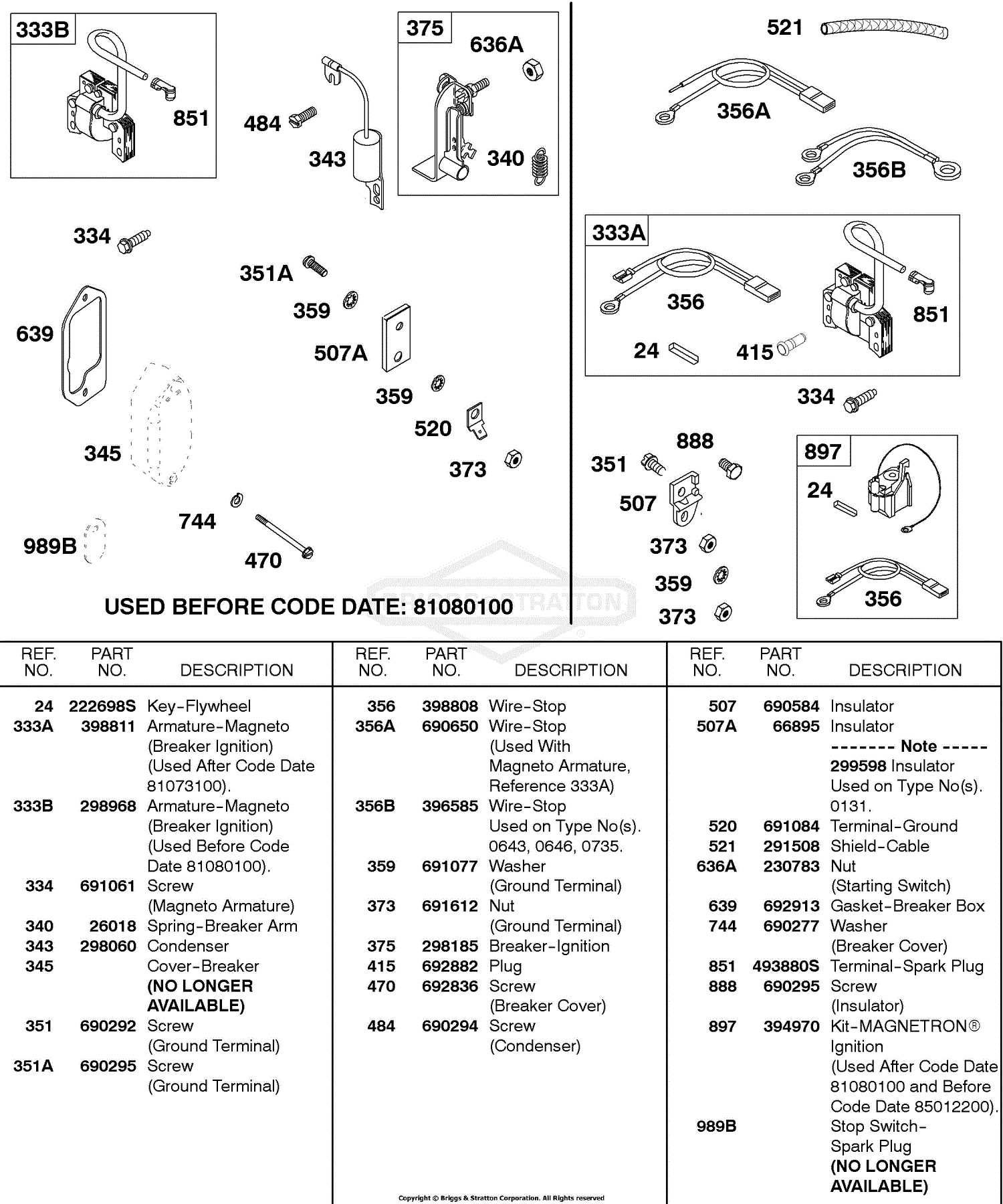 condenser parts diagram