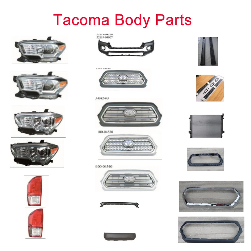 tacoma body parts diagram