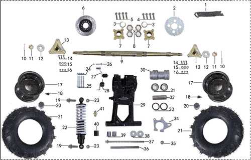 taotao 125cc atv parts diagram