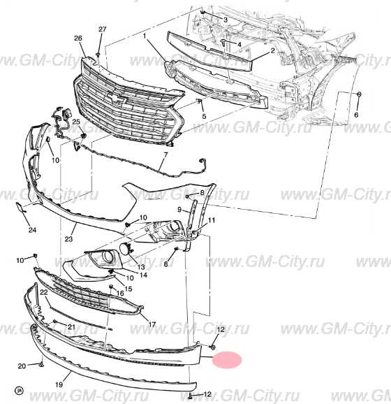 2018 chevy traverse parts diagram