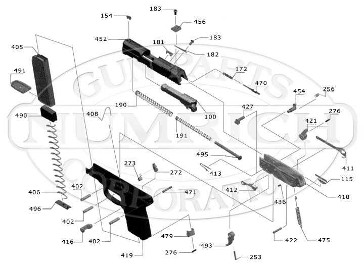 tec 9 parts diagram