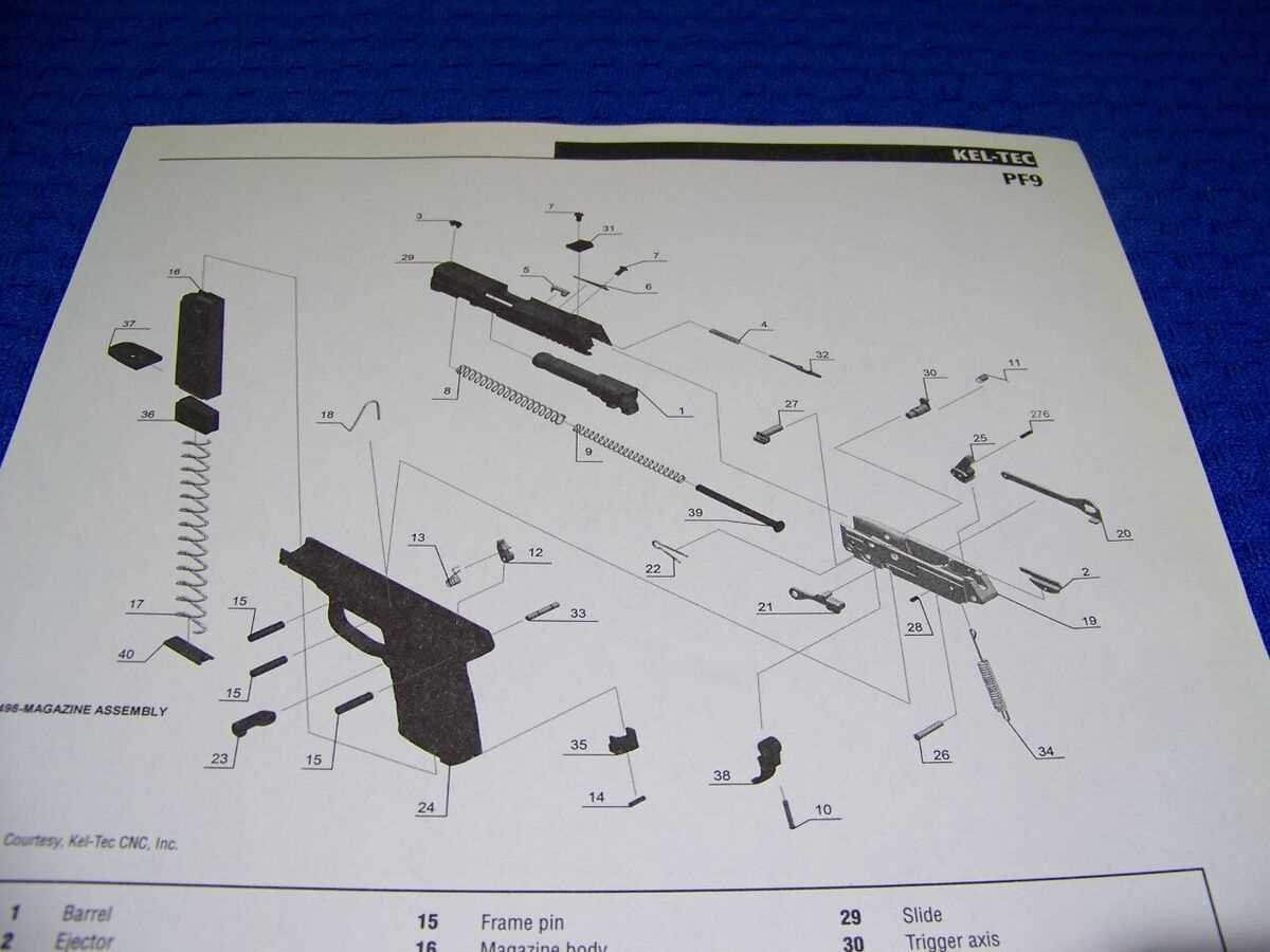 tec 9 parts diagram