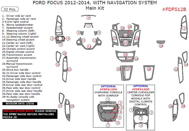 2012 ford focus parts diagram