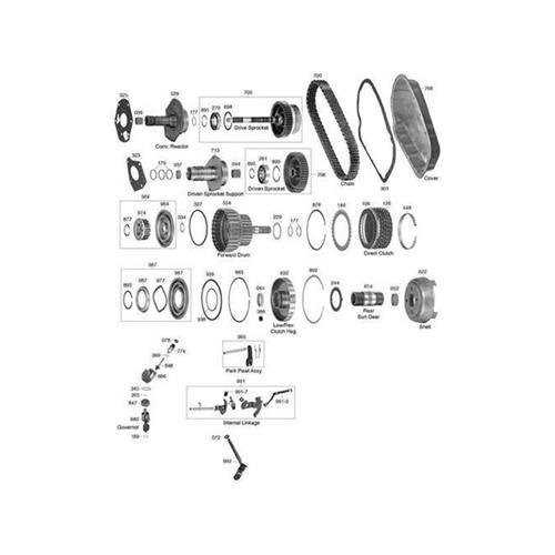 th350 transmission parts diagram