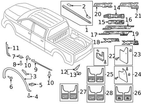 2017 ford f 150 parts diagram