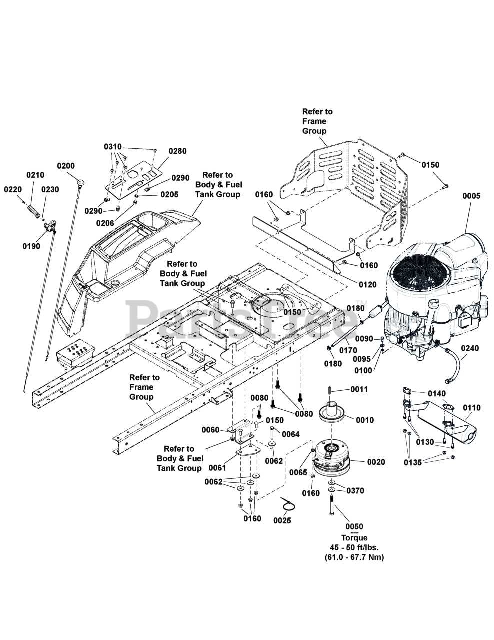 ferris lawn mower parts diagram