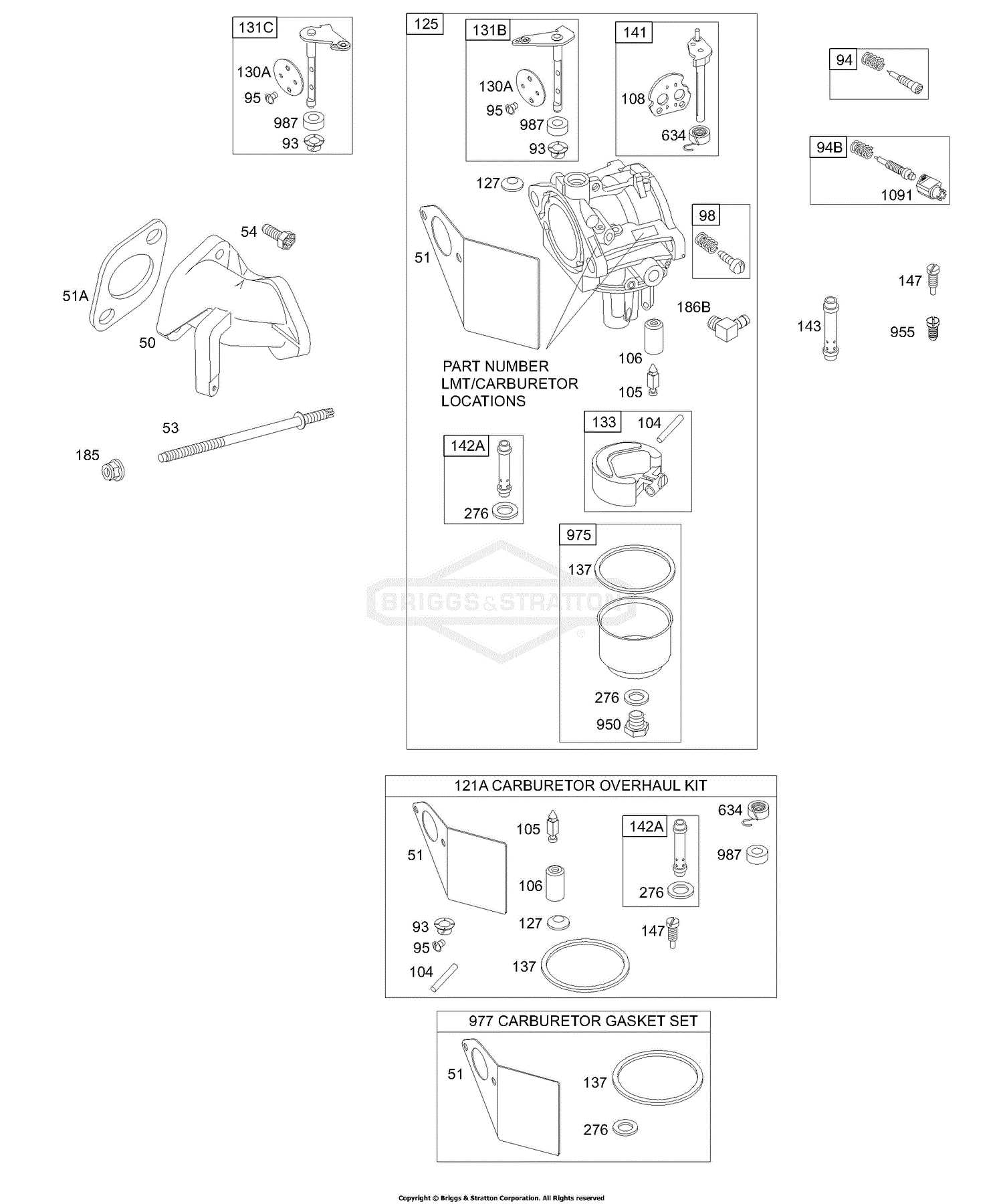 briggs and stratton 1022 snowblower parts diagram