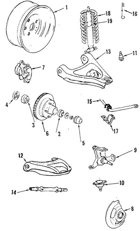 2003 ford f250 front axle parts diagram