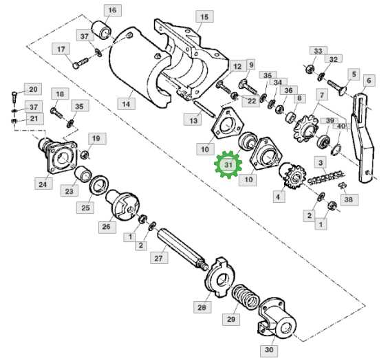 john deere 300 parts diagram