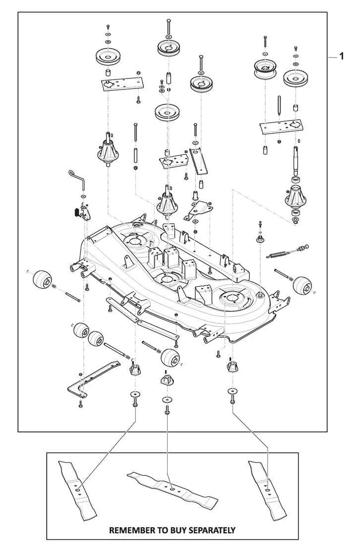 cub cadet gt1554 parts diagram