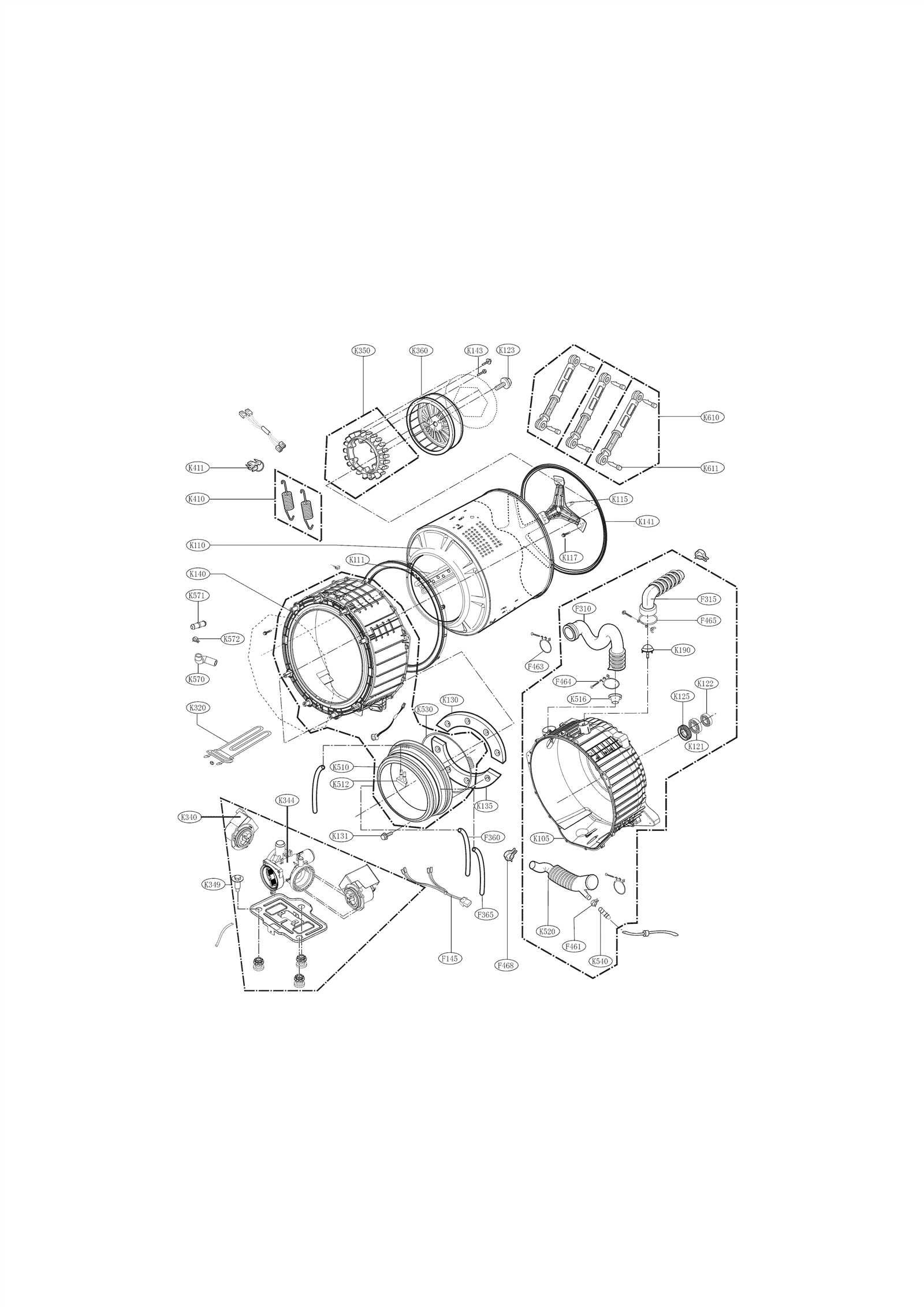 lg wm4270hva parts diagram