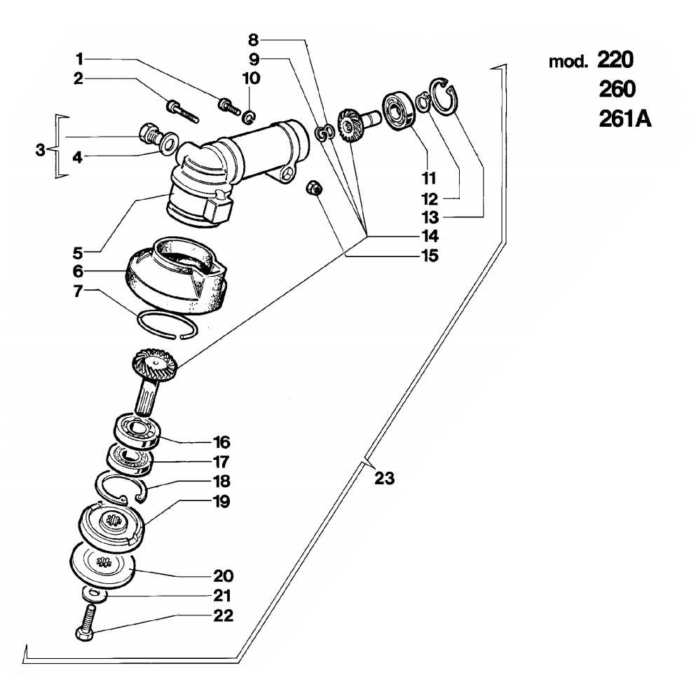 jonsered 260 parts diagram