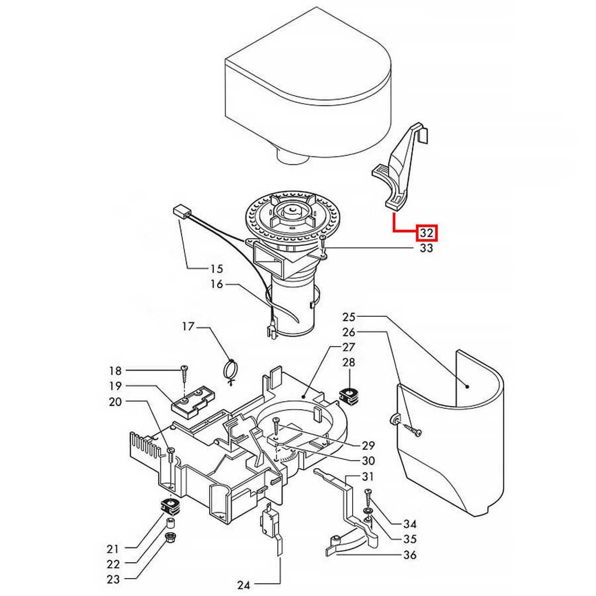 saeco magic comfort plus parts diagram