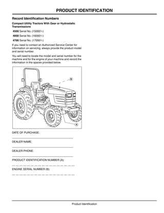 john deere 4500 parts diagram