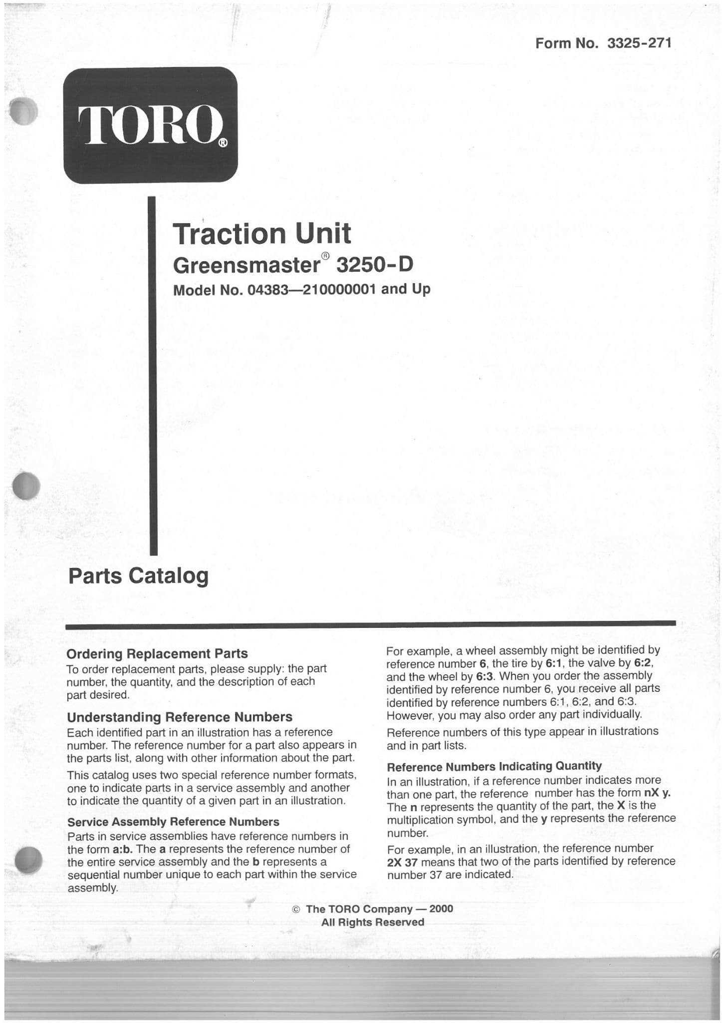 toro parts diagrams