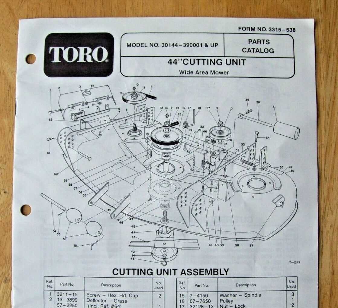 toro riding mower parts diagram