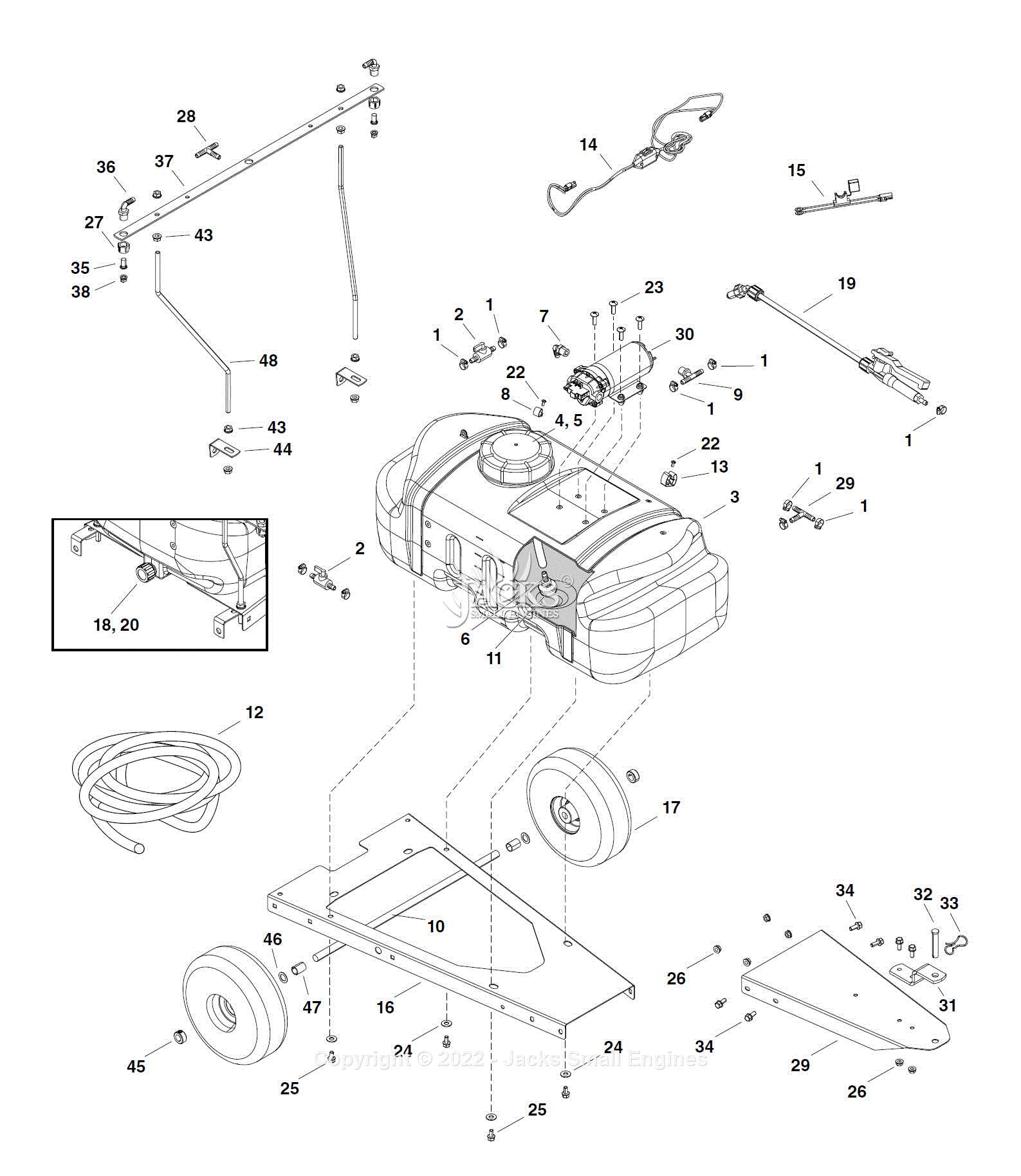 tow motor parts diagram