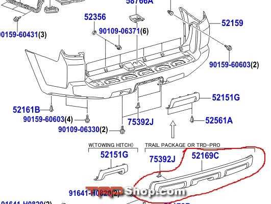 toyota 4runner parts diagram