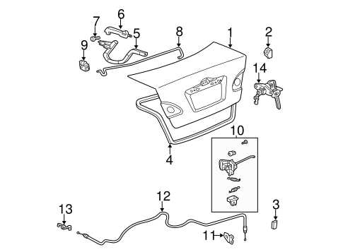 toyota corolla 2005 parts diagram