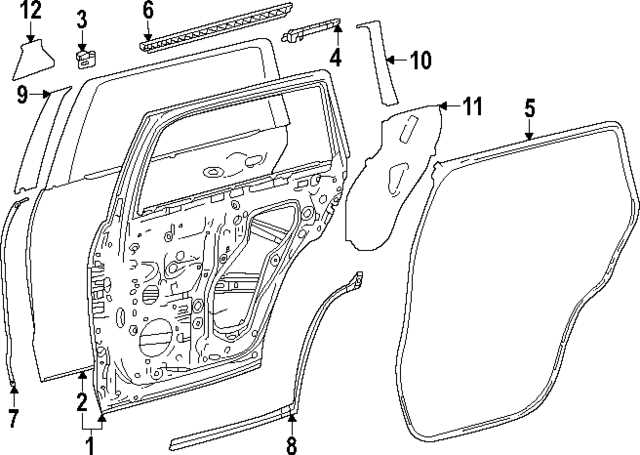 toyota door parts diagram