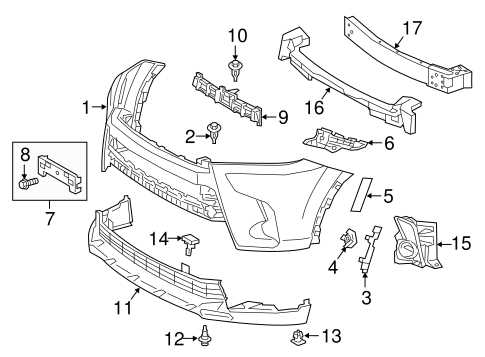 toyota highlander body parts diagram