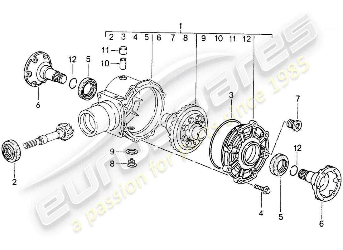 toyota solid axle parts diagram