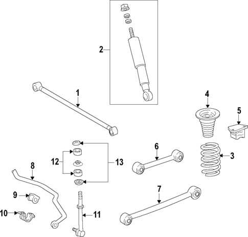 toyota suspension parts diagram